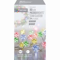 Premier Decorations MicroBrights Star Cluster M/A 80LED-Rainbow