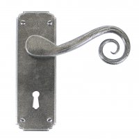 Pewter Monkeytail Lever Lock Set