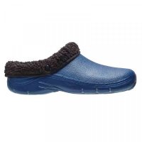 Smart Garden Comfi Fleece Clog  Navy UK 12 / EU 46