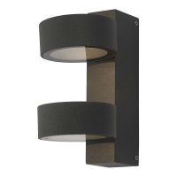 Bohdan Wall Light 2 Circle Anthracite IP65 LED