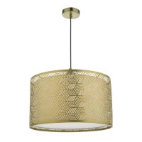 Dar Tino Easy Fit Pendant Shade Gold