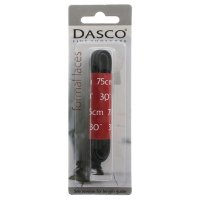 Dasco Laces Fine Waxed 75cm Black