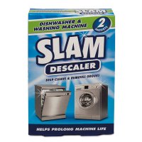 Slam Dishwasher and Washing Machine Cleaner & Descaler 2x75g
