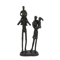 Elur Iron Figurine Family of 4 Outing 21cm