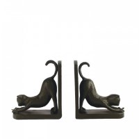 Elur Iron Book Ends Cat 13cm