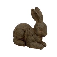 Solstice Sculptures Rabbit 24cm in Rust Effect