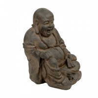Solstice Sculptures Buddhist Monk 43cm in Rust Effect