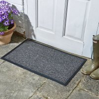 Smart Garden Opti-Mat Anthracite Striped Rubber Backed
