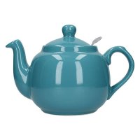 London Pottery Traditional Farmhouse Filter Teapot 4 Cup - Aqua