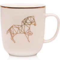 Sabichi Harry Horse New Mug Bone China Cream 9 x 12 x 10 cm