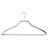 Ordinett Luxury Antislip Clothes Hanger - Silver