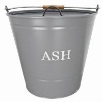 Manor Reproductions Ash Bucket with Lid - Grey