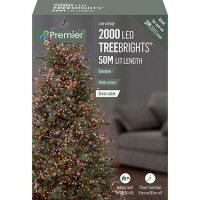 Premier Decorations TreeBrights Multi-Action 2000 LED with Timer - Rainbow