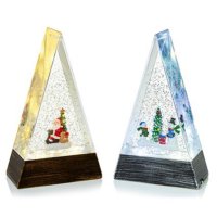 Premier Decorations Triangle Glitter Water Spinner 25cm - Assorted