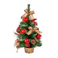 Premier Decorations Red Dressed Tree 60cm