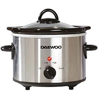 DAEWOO 1.5L SLOW COOKER STAINLESS STEEL