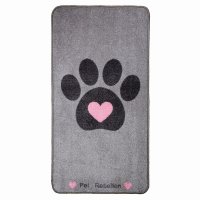 Pet Rebellion Big Paws Extra Large Barrier 57 x 110cm - Pink Heart
