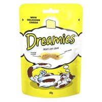 Dreamies with Delicious Cheese Cat Treats 60g