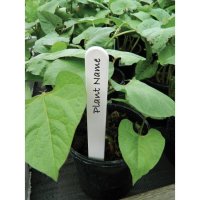 Garland 25 White Plant Labels - 10cm (4")