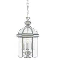 Searchlight Bevelled Lantern Chrome Bevelled Glass Domed 3Lt