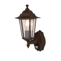 SEARCHLIGHT OUTDOOR WALL LIGHT, RUST BROWN