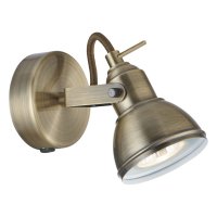 Searchlight Focus Spotlight Antique Brass