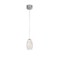 Searchlight Cyclone Pendant With Clear Glass