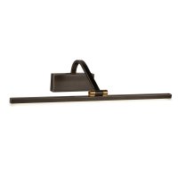Searchlight Bilbao LED Picture Light Black Brushed Gold