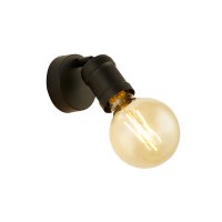 Searchlight Dance Wall Light, Sand Black