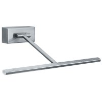 Searchlight Cadiz LED Picture/Reading Wall Light Satin Silver