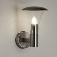 Searchlight Strand Outdoor Wall Light Stainless Steel & Polycarbonate