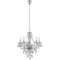 Searchlight Marie Therese 5 Light Ceiling Clear Acrylic