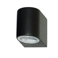 Searchlight LED Outdoor & Porch(Gu10 LED)Ip44 Wall Light Black Bulbs Not Inc