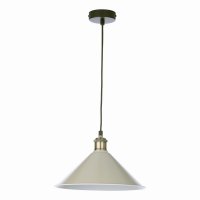 Kinsley 1 Light Easy Fit Metal Shade Matt Cashmere/Taupe 30Cm