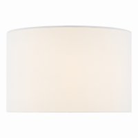 Sphere White Linen Drum Shade 35cm