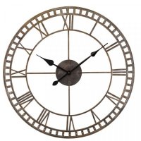 Outside In Metal 31.5in Buxton Wall Clock XL