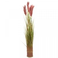 Faux Decor Faux Bouquet Purple Pampas 120cm