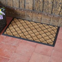 Outside In Multi-Mats Coir & Rubber Heavy Duty 75 x 45cm - Diamond Pattern