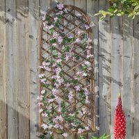 Smart Garden Extra Strong Framed Willow Trellis 1.8 x 0.6M - Round