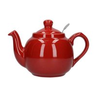 London Pottery Traditional Farmhouse Filter Teapot 2 Cup - Red