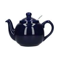 London Pottery Farmhouse Filter 2 Cup Teapot Cobalt Blue