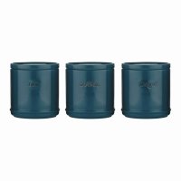P & K Accent Tea, Coffee & Sugar Jar- Teal