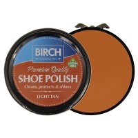 Birch Shoe Polish 50ml Light Tan