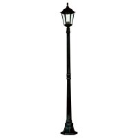 SEARCHLIGHT ALEX OUTDOOR POST LAMP - 1LT BLACK Ht183cm
