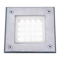 SEARCHLIGHT LED OUTDOOR&INDOOR RECESSED WALKOVER SQUARE STAINLESS STEEL -WHITE LED