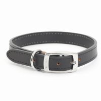 Ancol Sewn Leather Dog Collar - 35-43cm