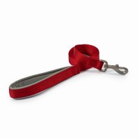 Ancol Padded Nylon Red Lead - 100cm x 2.5cm