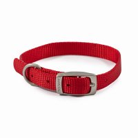 Ancol Nylon Red Dog Collar - 30cm/12"
