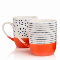 Sabichi Tangerine Mugs - Assorted