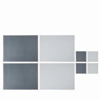 Grey Placemats and Coasters Set